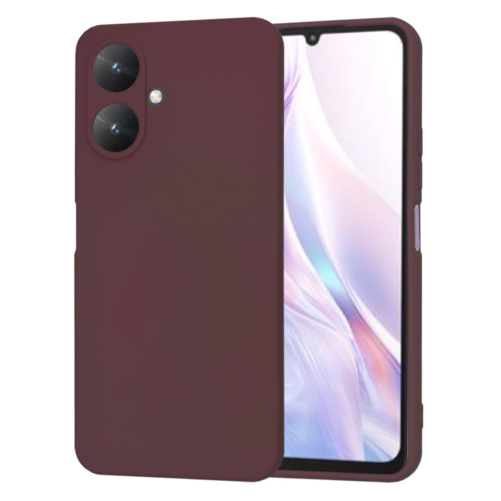 Калъф за Xiaomi Redmi 13C 5G - Techsuit SoftFlex - Plum Червен