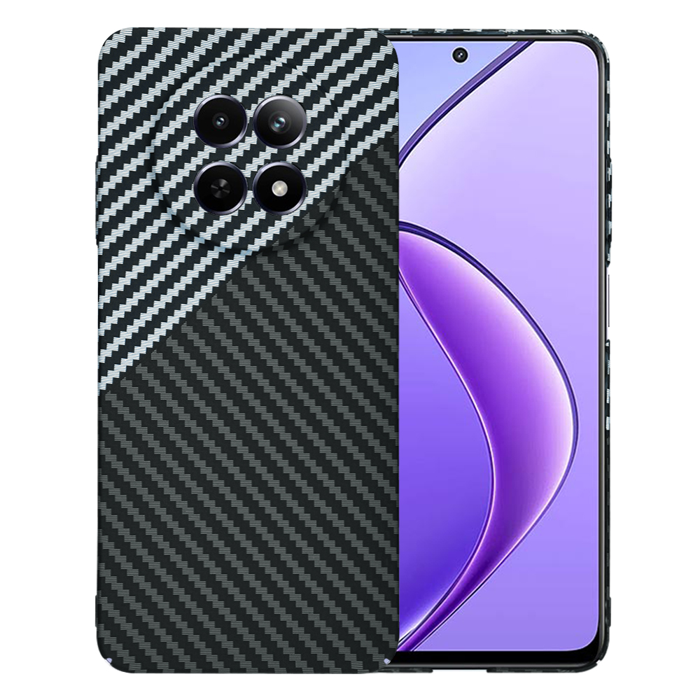 Калъф за Realme 12 / 12x - Techsuit Carbonite FiberShell - Stealth Сив