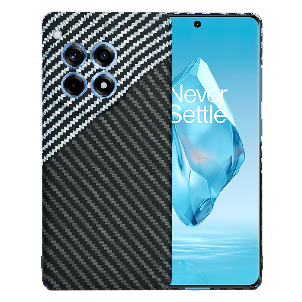 Калъф за OnePlus 12R - Techsuit Carbonite FiberShell - Stealth Сив