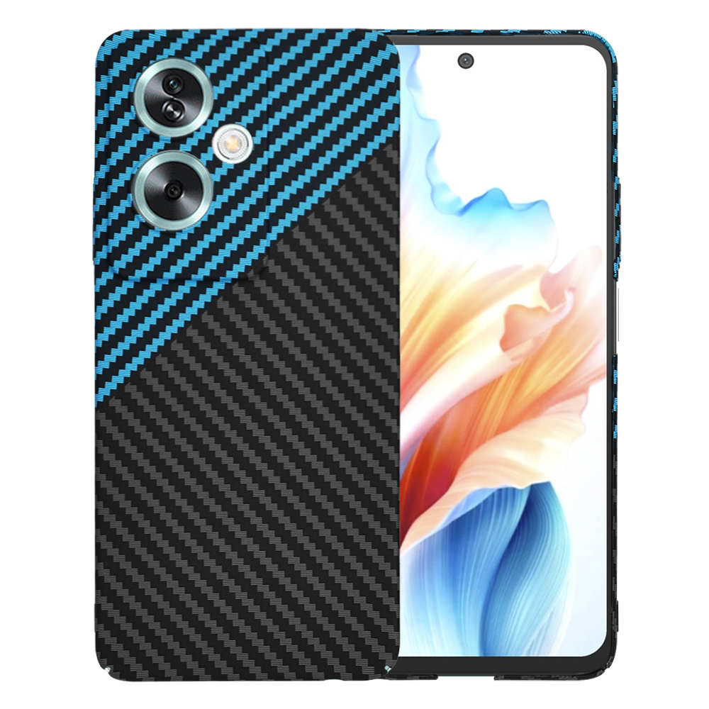 Калъф за Oppo A79 5G / OnePlus Nord N30 SE - Techsuit Carbonite FiberShell - Син Pulse