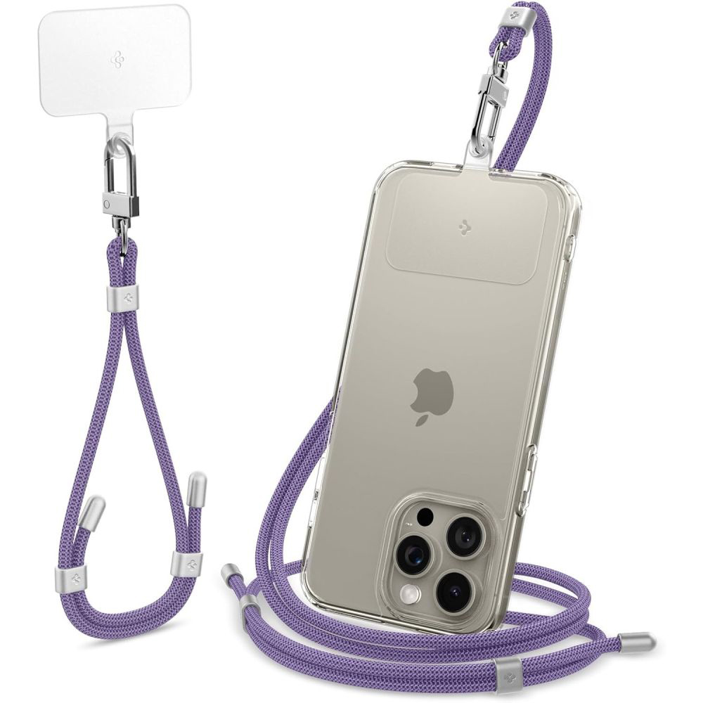 Snur за смартфон, 220 - 790 мм - Spigen - Deep Лилав