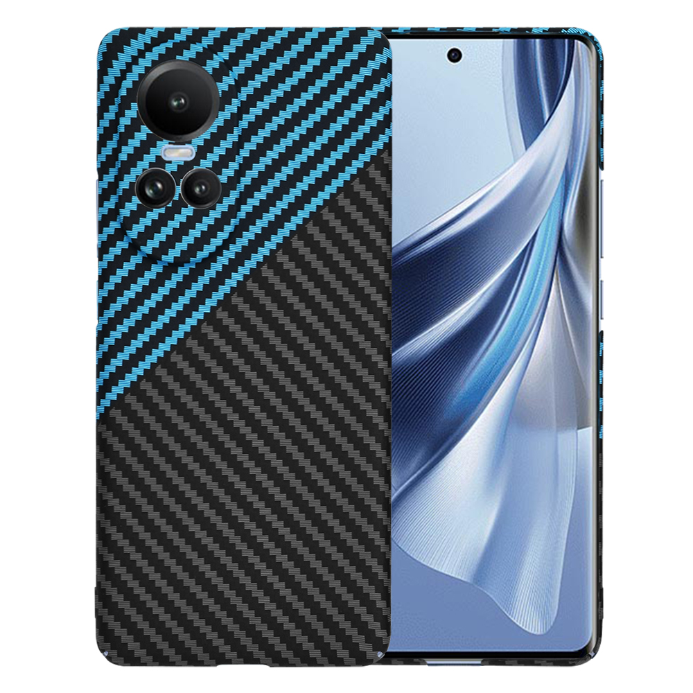 Калъф за Oppo Reno10 / Reno10 Pro - Techsuit Carbonite FiberShell - Син Pulse