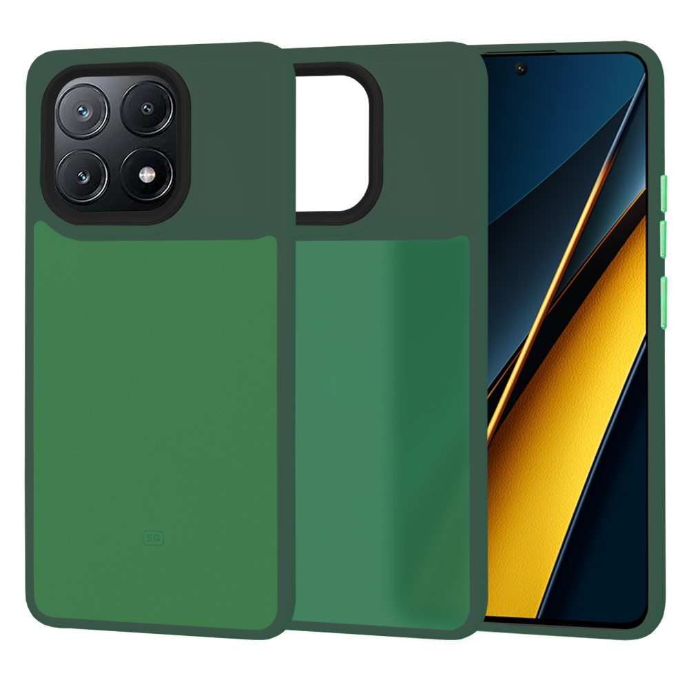 Калъф за Xiaomi Poco X6 Pro - Techsuit HaloFrost Series - Midnight Зелен