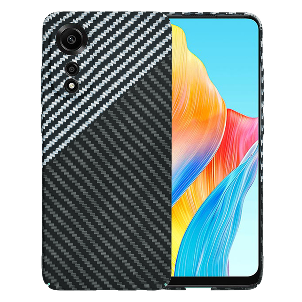 Калъф за Oppo A78 4G - Techsuit Carbonite FiberShell - Stealth Сив