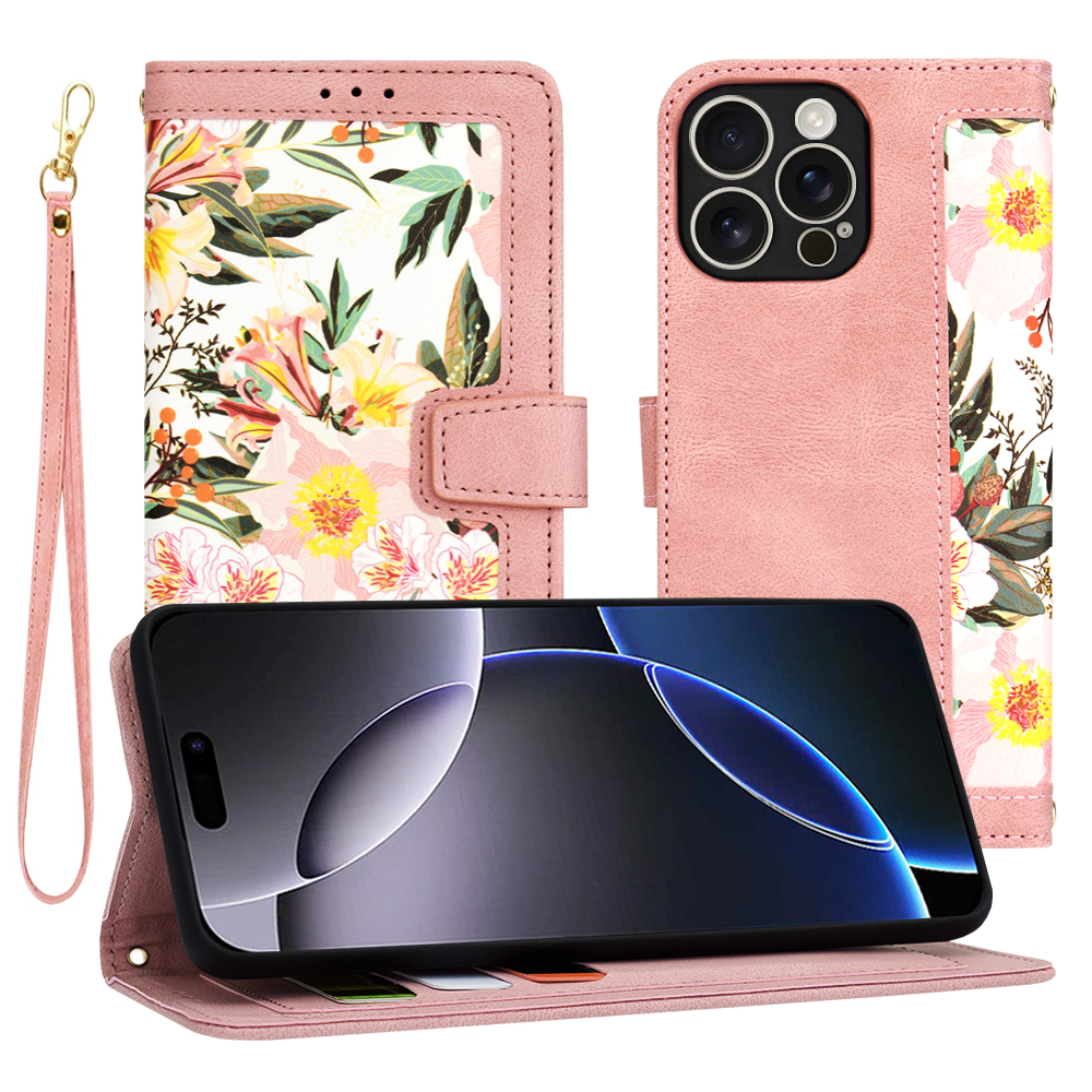 Калъф за iPhone 16 Pro Max - Techsuit FlipCraft - Sweetheart Розов