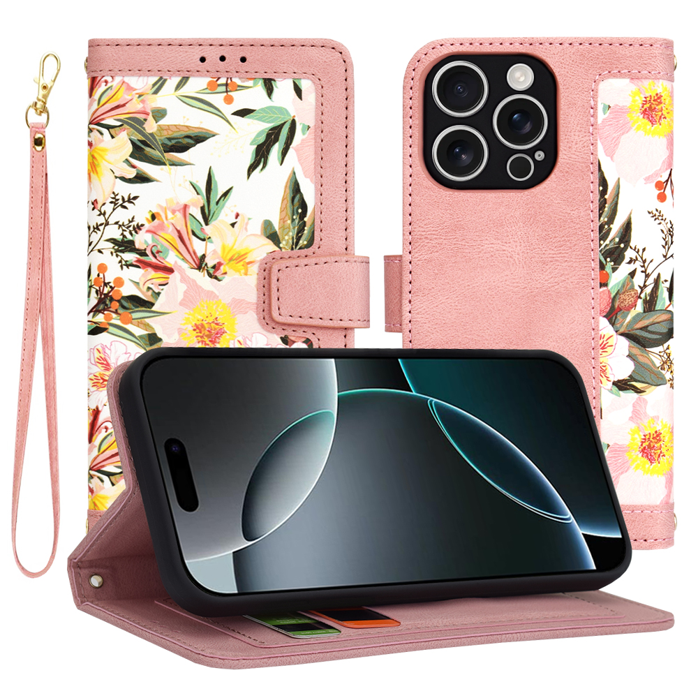 Калъф за iPhone 16 Pro - Techsuit FlipCraft - Sweetheart Розов