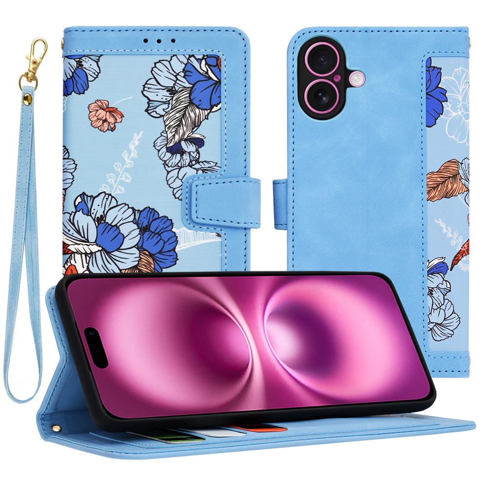 Калъф за iPhone 16 Plus - Techsuit FlipCraft - Vibrant Син