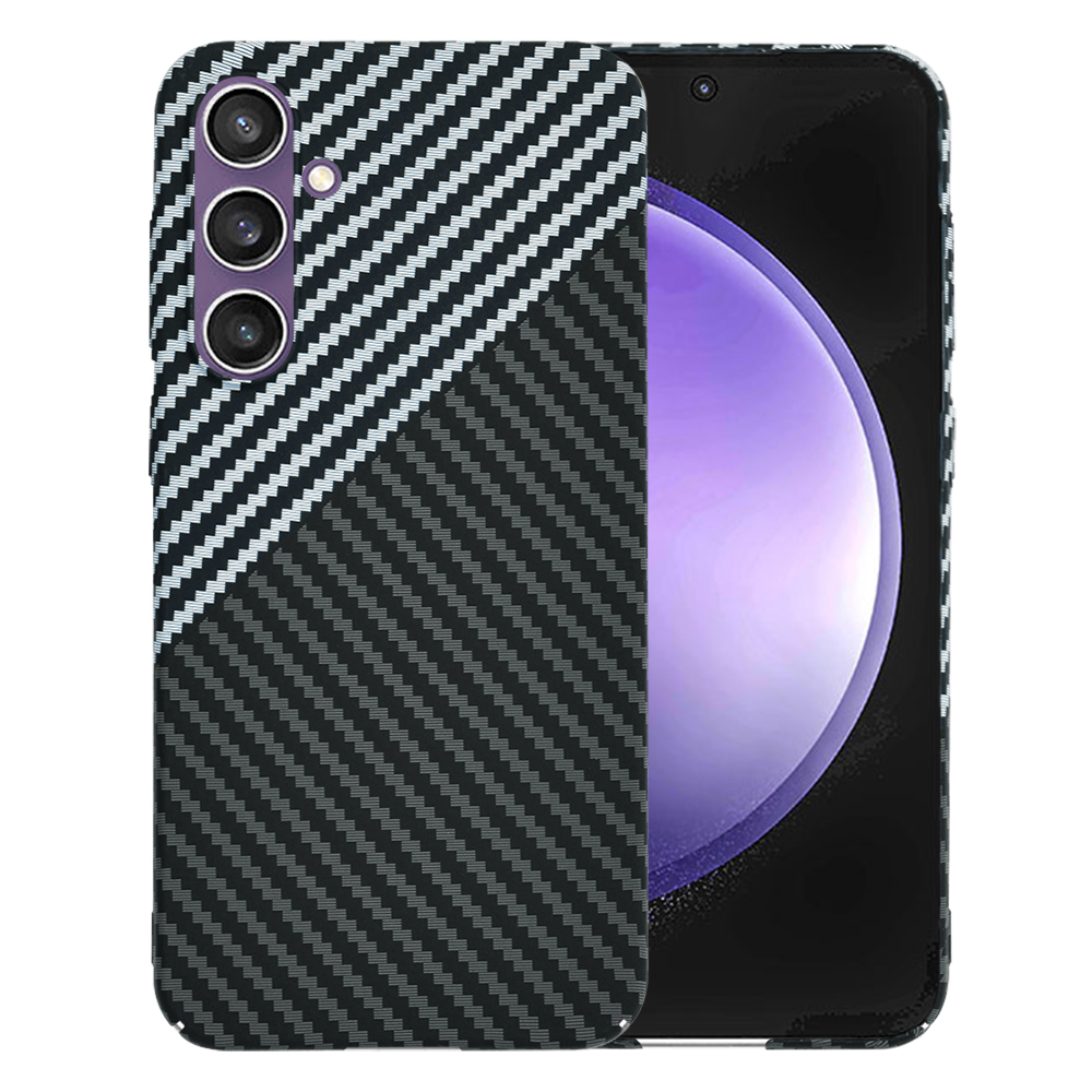Калъф за Samsung Galaxy S23 FE - Techsuit Carbonite FiberShell - Stealth Сив