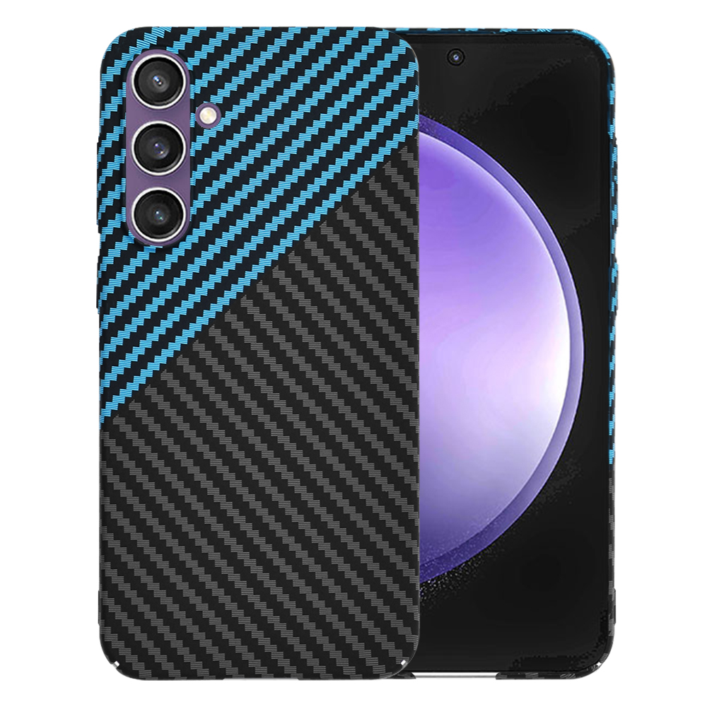 Калъф за Samsung Galaxy S23 FE - Techsuit Carbonite FiberShell - Син Pulse