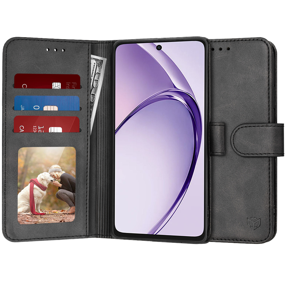 Калъф за Oppo A40 4G / A60 5G - Techsuit Diary Book - Черен