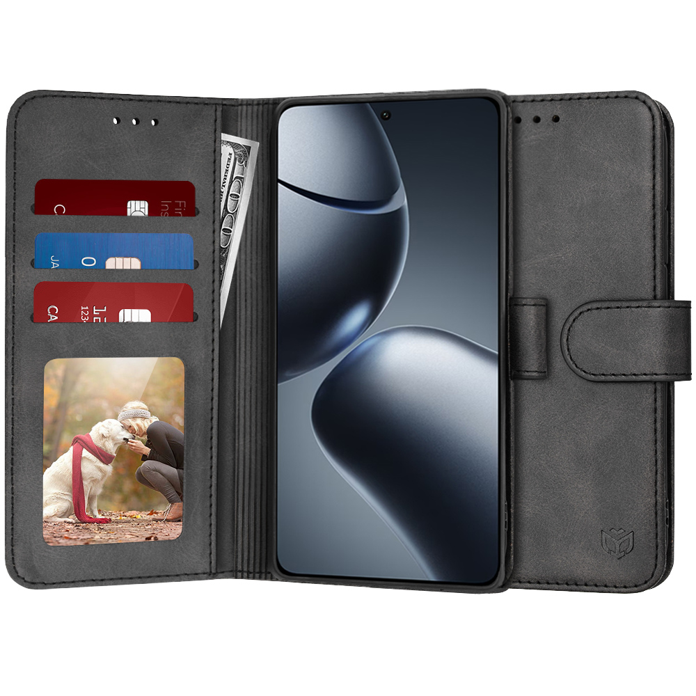Калъф за Xiaomi 14T Pro - Techsuit Diary Book - Черен