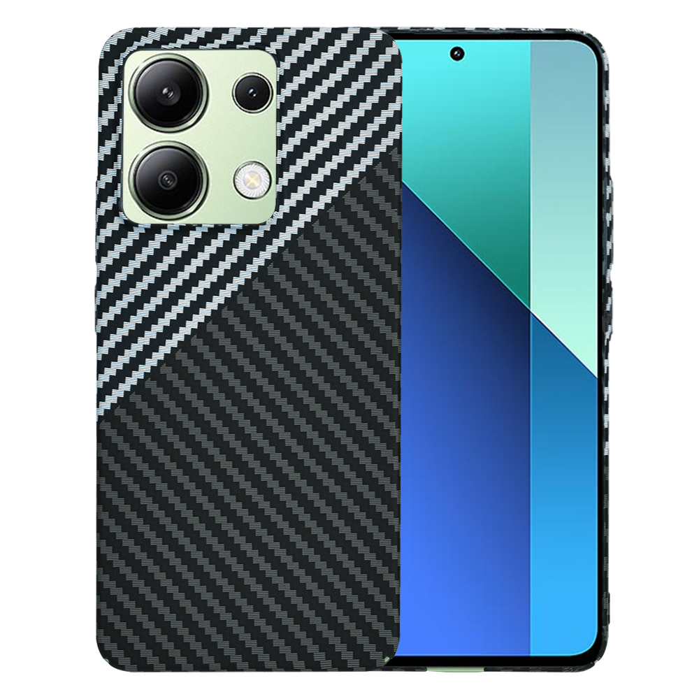 Калъф за Xiaomi Redmi Note 13 4G - Techsuit Carbonite FiberShell - Stealth Сив