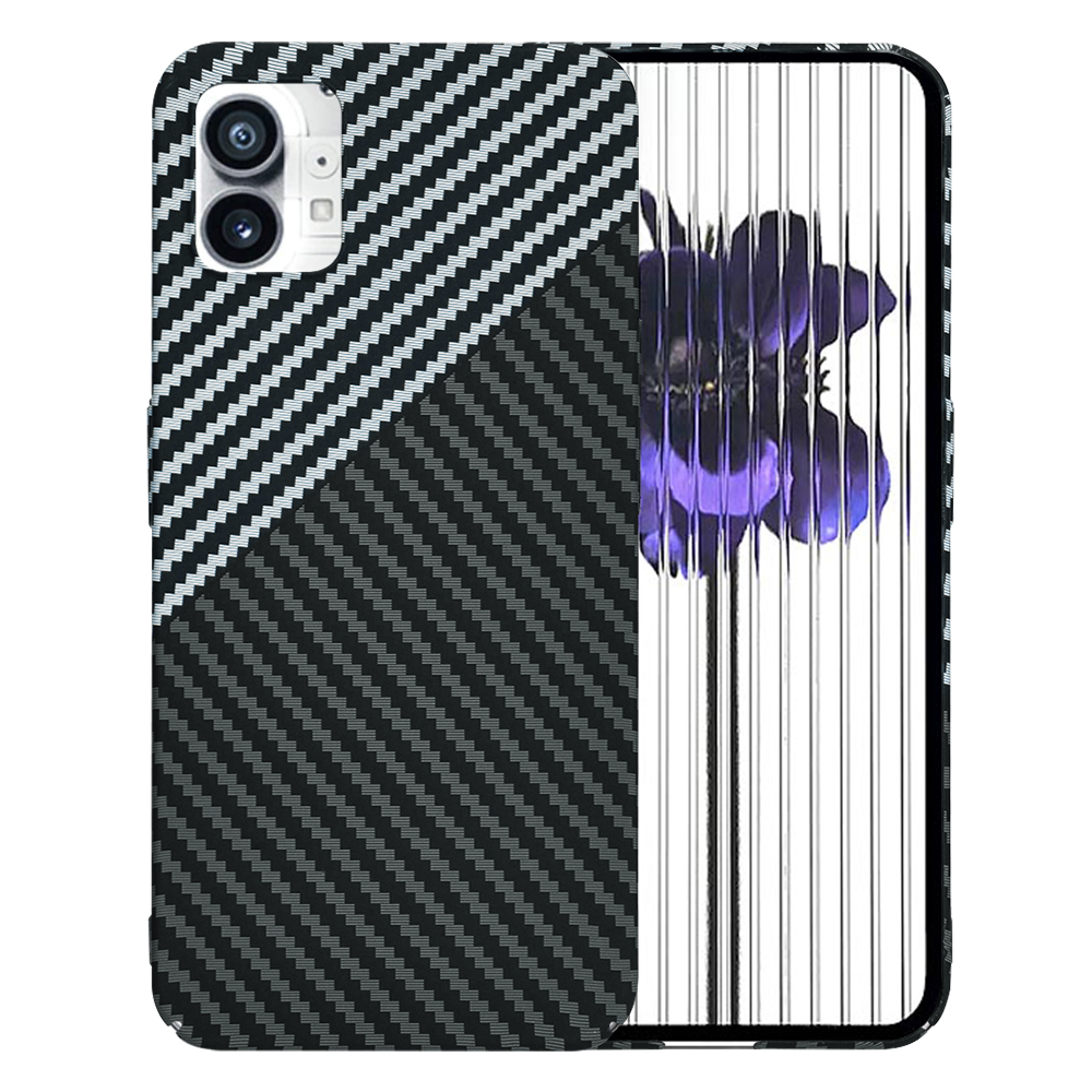 Калъф Nothing Phone (1) - Techsuit Carbonite FiberShell - Stealth Сив