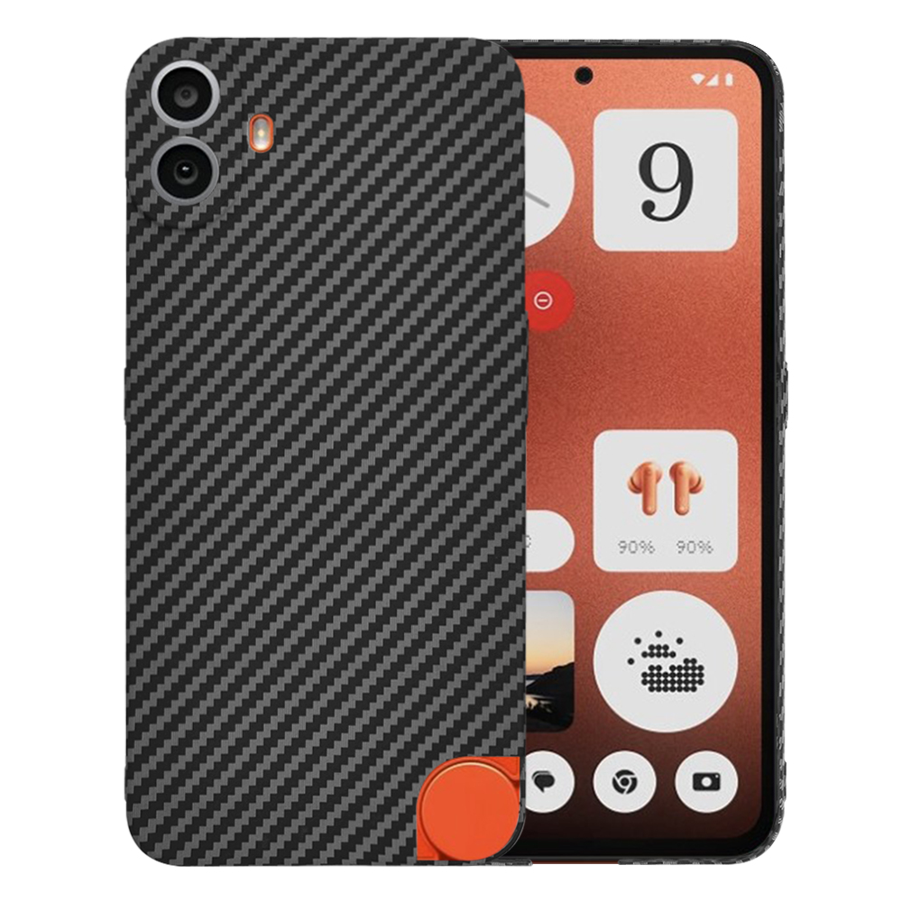 Калъф за нищо CMF Phone 1 - Techsuit Carbonite FiberShell - Черен