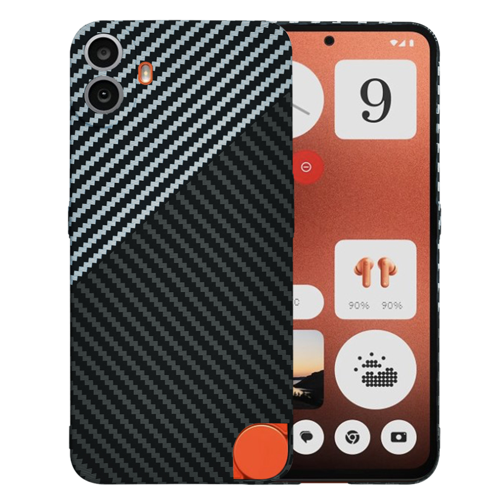 Калъф за нищо CMF Phone 1 - Techsuit Carbonite FiberShell - Stealth Сив