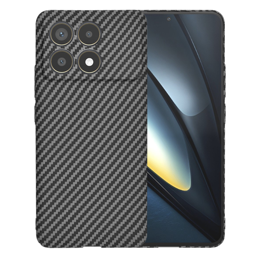 Калъф за Xiaomi Poco F6 Pro - Techsuit Carbonite FiberShell - Черен