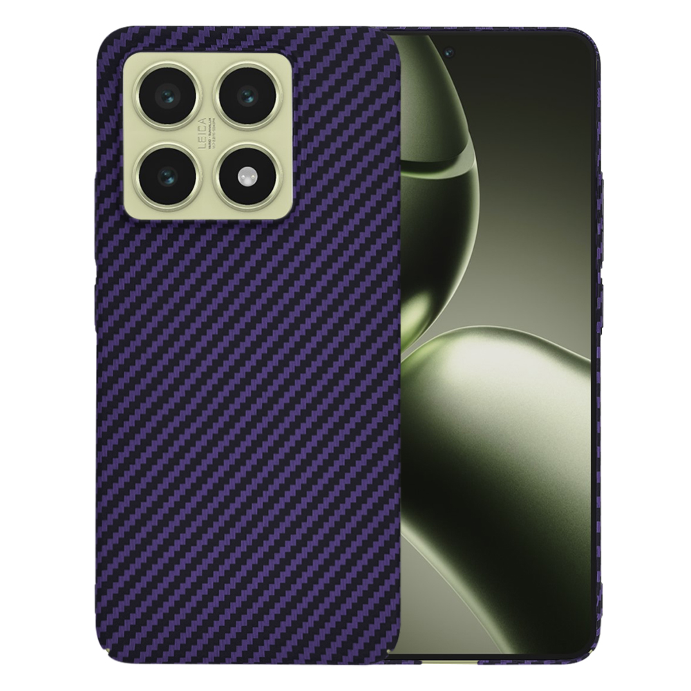 Калъф за Xiaomi 14T - Techsuit Carbonite FiberShell - Лилав