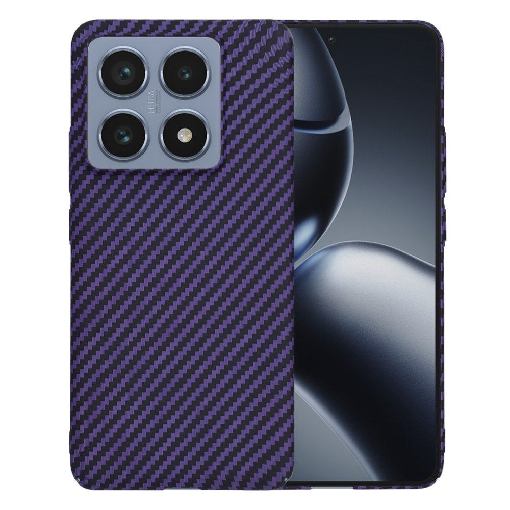Калъф за Xiaomi 14T Pro - Techsuit Carbonite FiberShell - Лилав