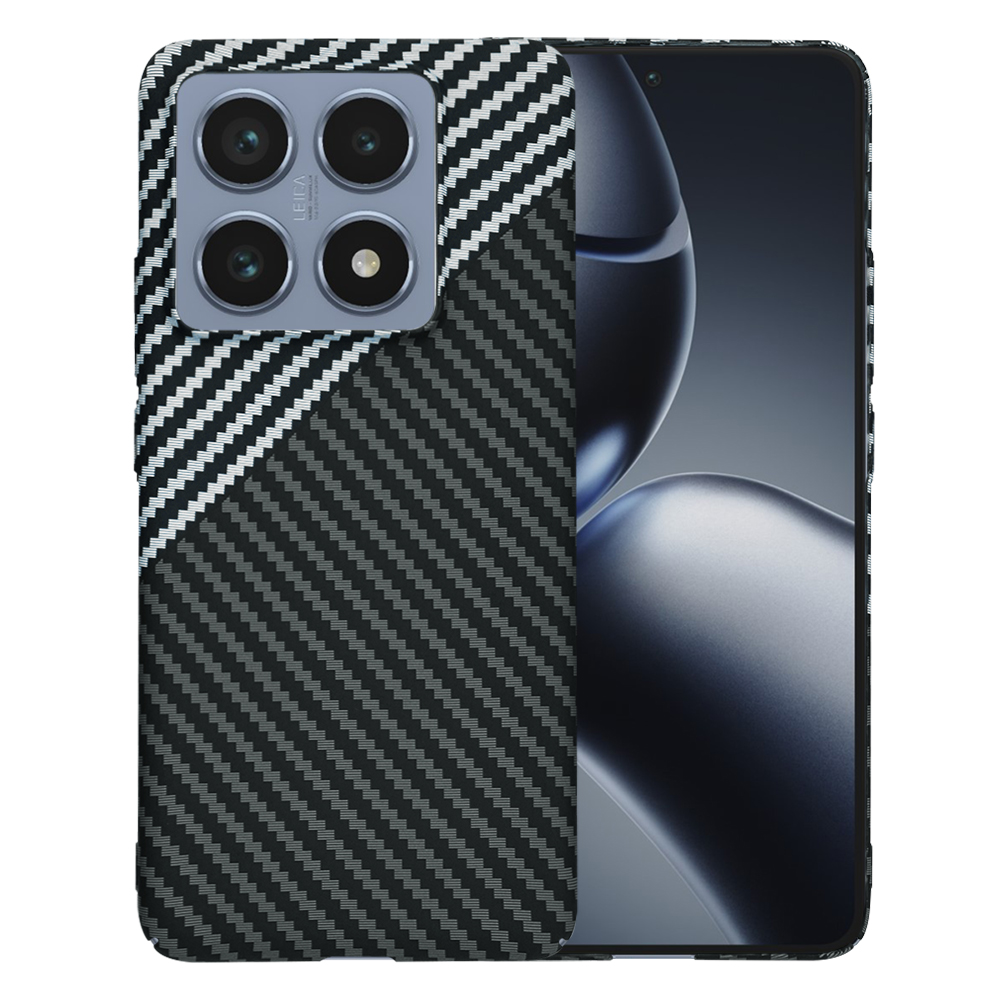 Калъф за Xiaomi 14T Pro - Techsuit Carbonite FiberShell - Stealth Сив