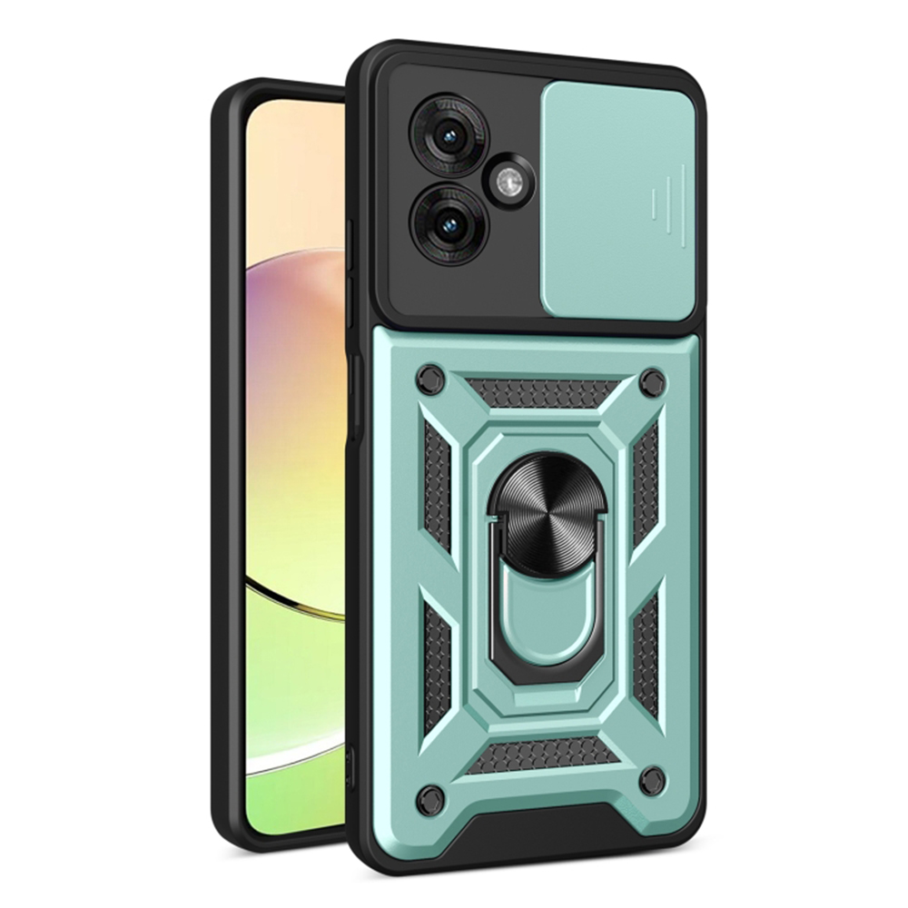 Калъф за Motorola Moto G55 - Techsuit CamShield Series - Зелен