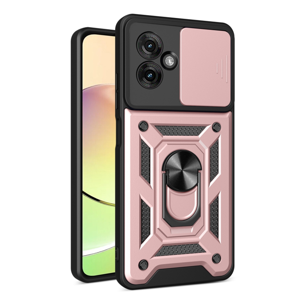 Калъф за Motorola Moto G55 - Techsuit CamShield Series - Розово злато