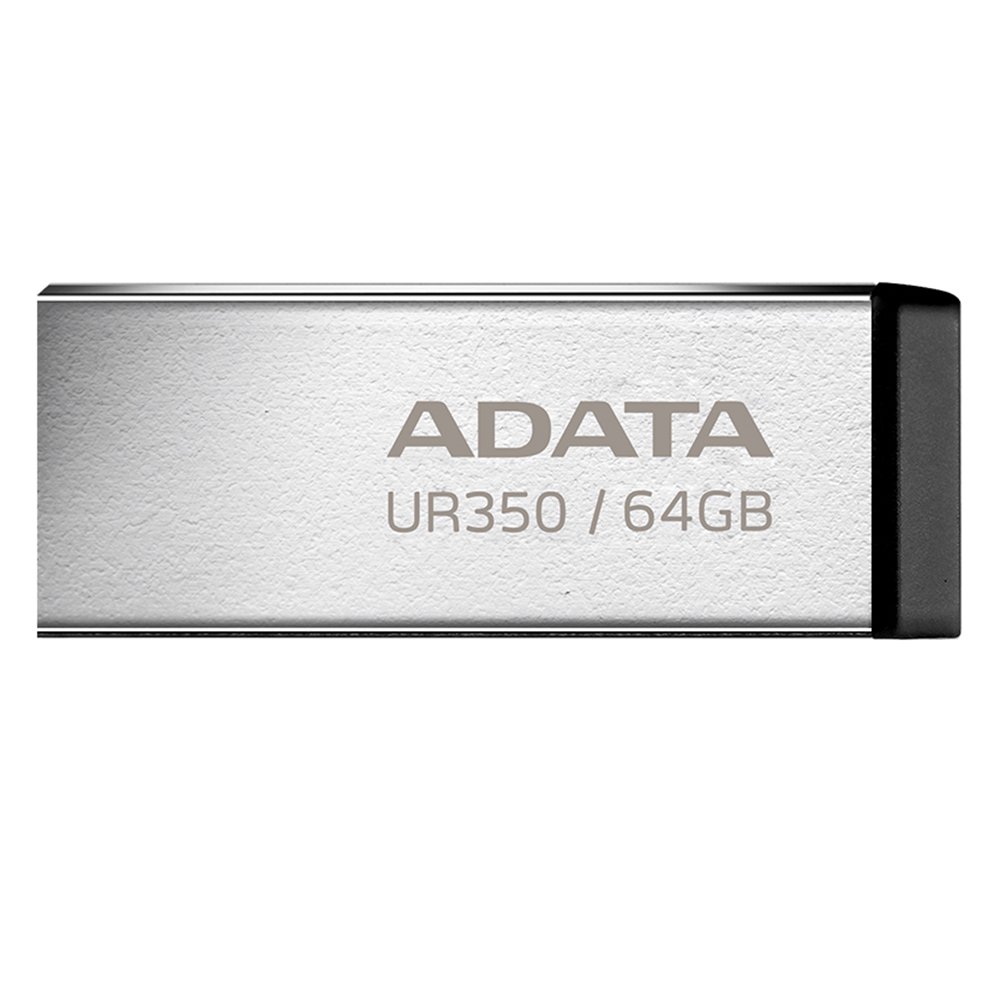 Memory Stick 64GB, USB 3.2 - Adata (UR350-64G-RSR/BK) - Сив