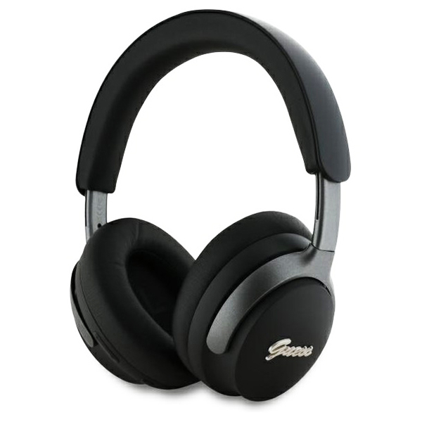 слушалки, ANC, Bluetooth - лого на Guess Metal Script (GUBHC22PSFCSMK) - черни
