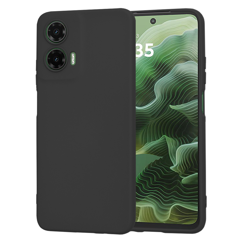Калъф за Motorola Moto G35 - Techsuit SoftFlex - Черен