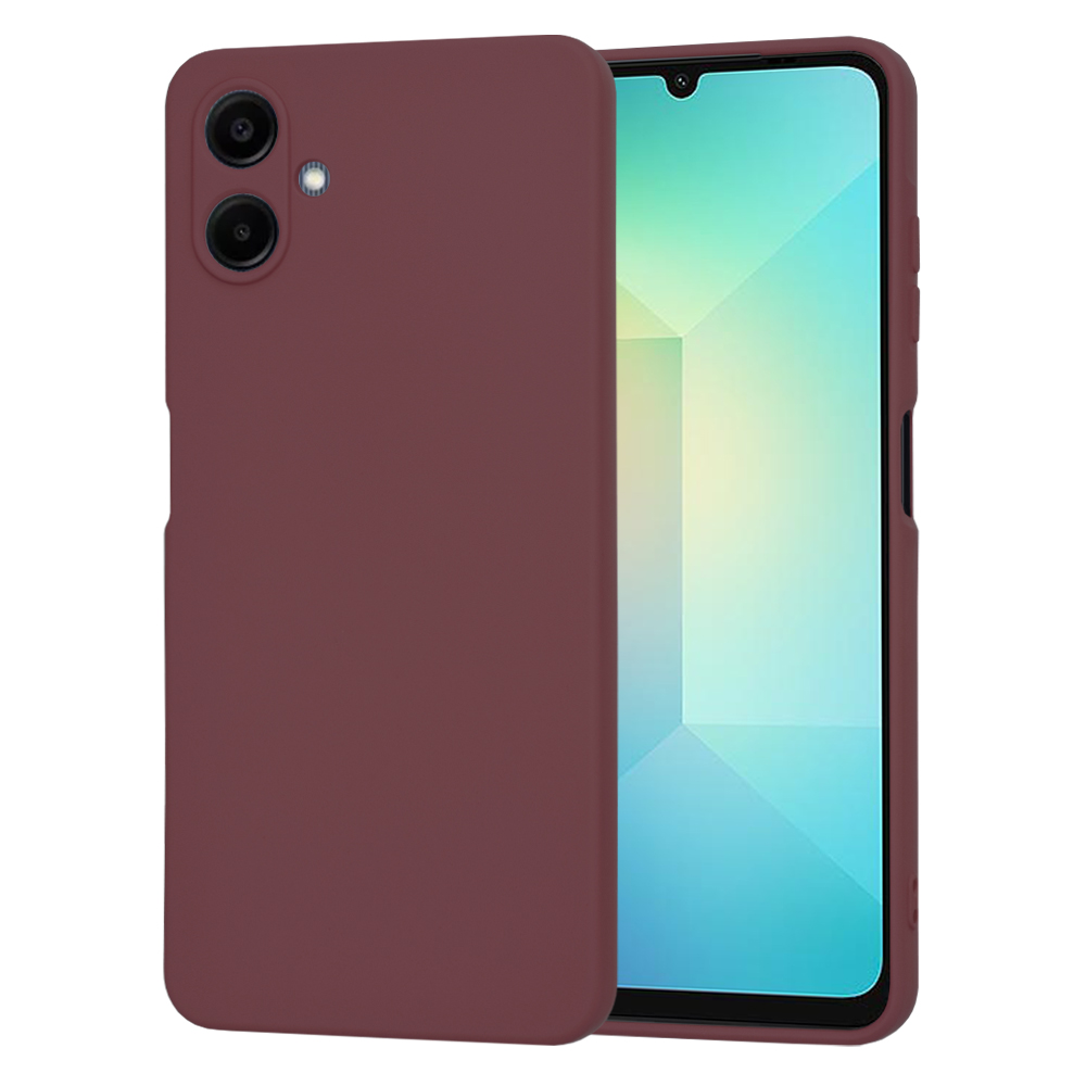 Калъф за Samsung Galaxy A06 4G - Techsuit SoftFlex - Plum Червен