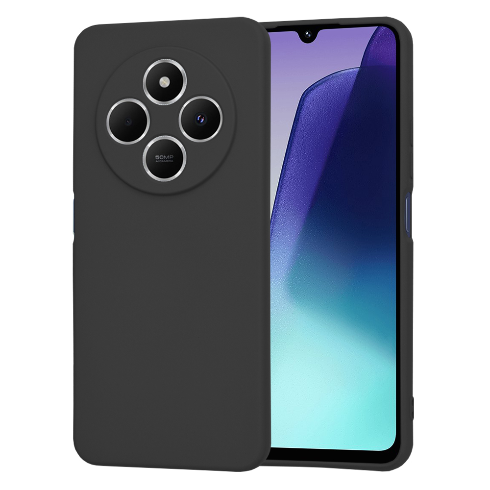 Калъф за Xiaomi Redmi 14C / Poco C75 - Techsuit SoftFlex - Черен