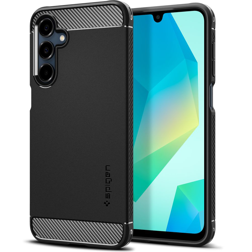 Калъф за Samsung Galaxy A16 4G / A16 5G - Spigen Rugged Armor (ACS08891) - Черен