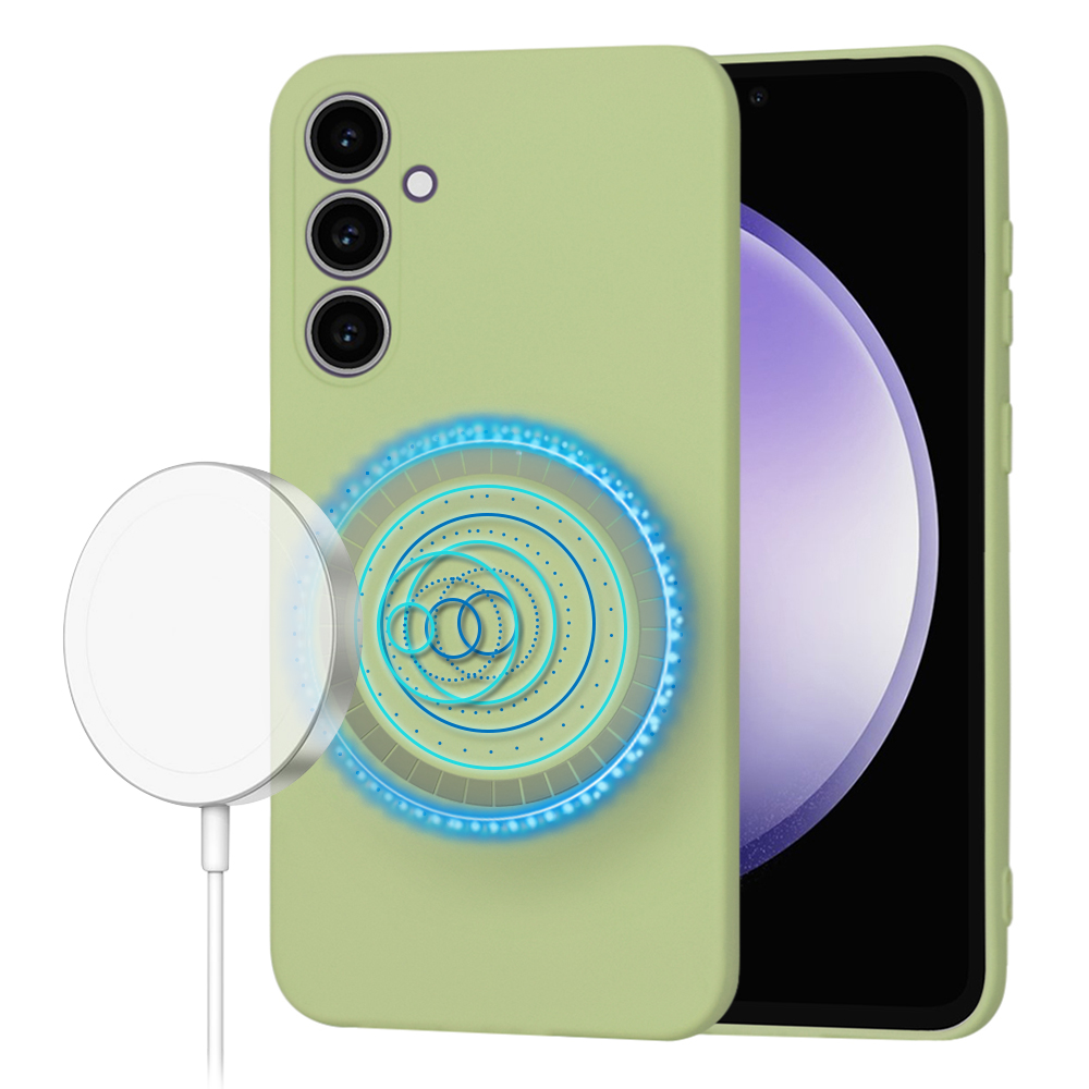 Калъф за Samsung Galaxy S23 FE - Techsuit SoftFlex MagSafe - Matcha