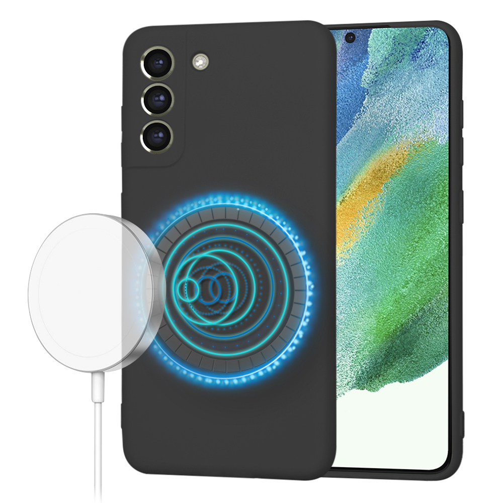 Калъф за Samsung Galaxy Galaxy S21 FE 5G - Techsuit SoftFlex MagSafe - Черен