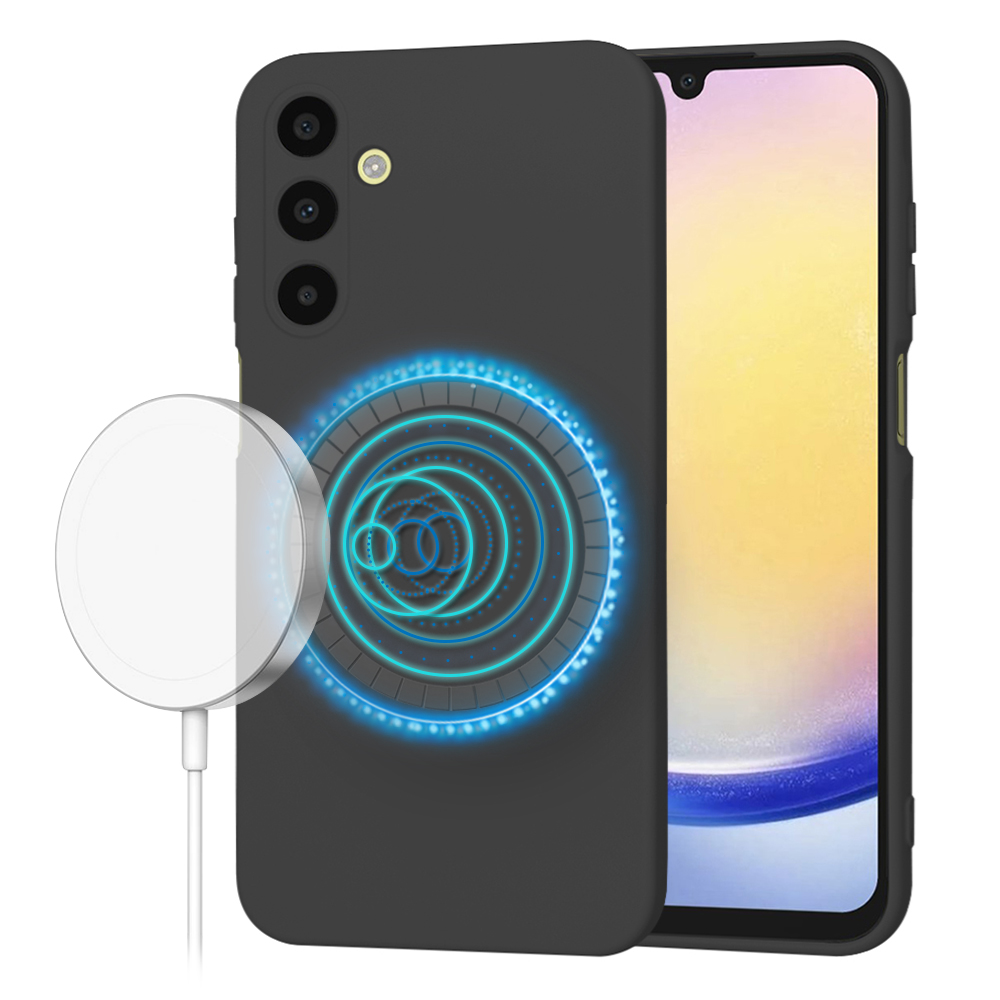 Калъф за Samsung Galaxy A25 5G - Techsuit SoftFlex MagSafe - Черен