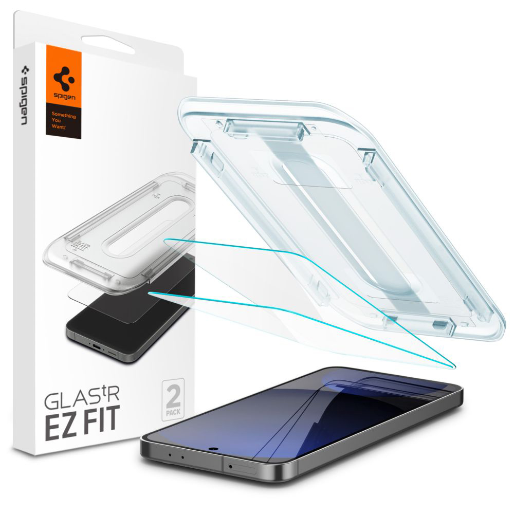 Капак за Samsung Galaxy S24 FE / A56 5G (комплект 2) - Spigen Glas.tR EZ FIT (AGL08729) - Прозрачен