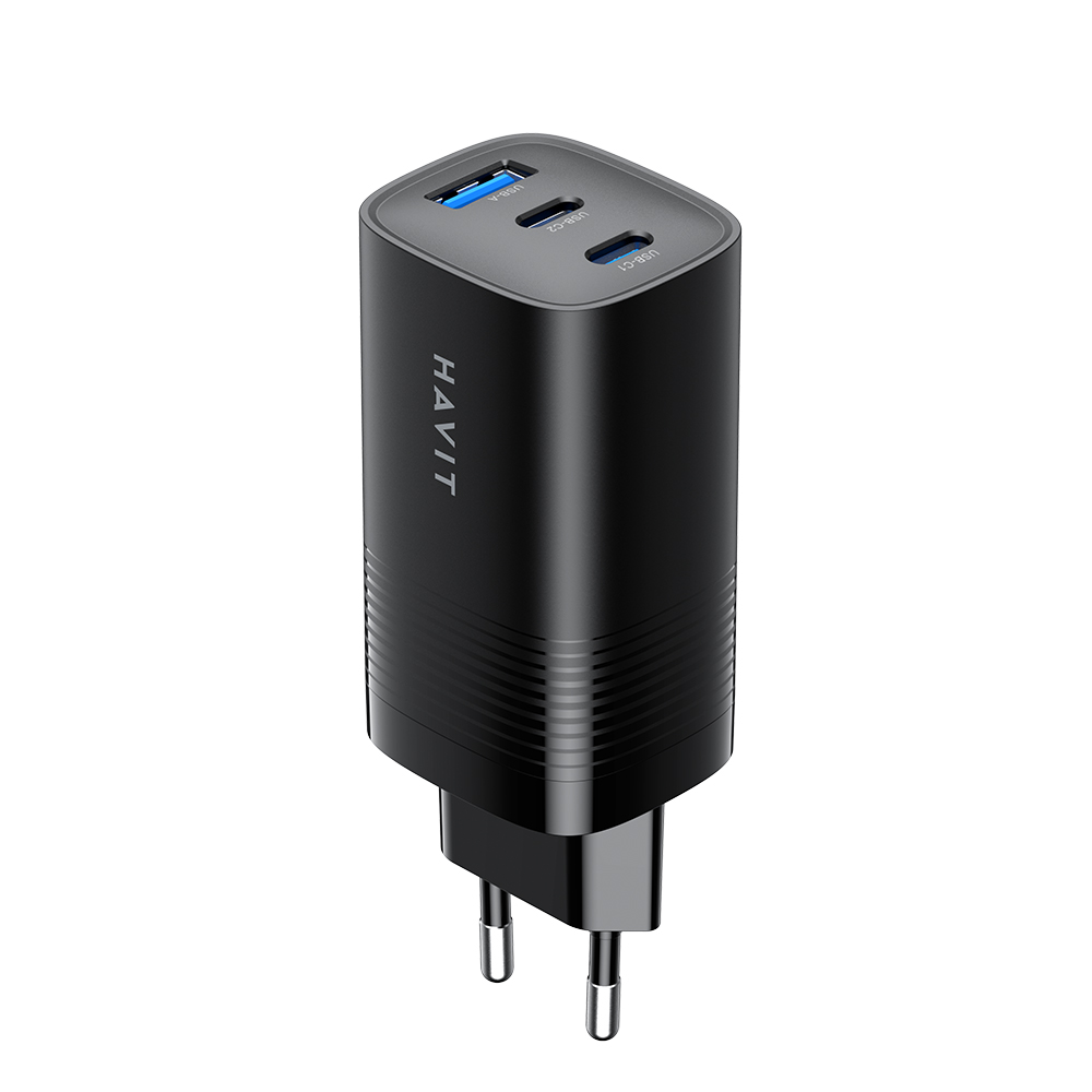 Батерия 65W, 2x Type-C, USB - Havit (UC20 EU) - Черна