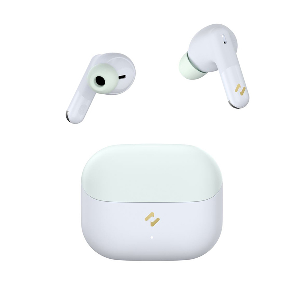 Bluetooth 5.4 безжична слушалка, TWS, ENC, Type-C, 400mAh - Havit (TW982) - зелена