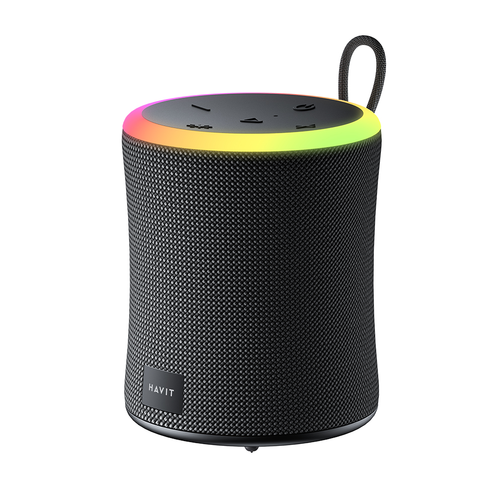 Безжичен преносим високоговорител, IPX6, Bluetooth 5.3, TWS, TF, USB, разговори със свободни ръце, 1800mAh - Havit (SK832BT) - Черен