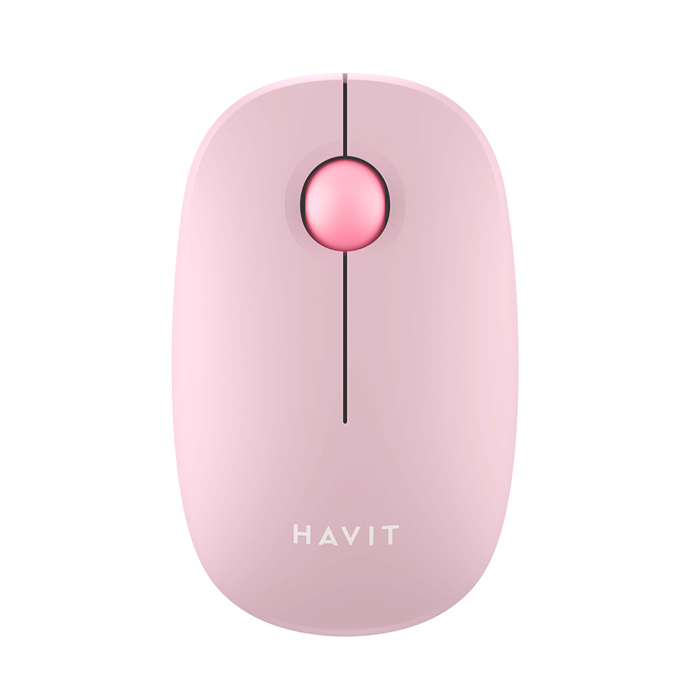 Мишка Fara Fir 2.4GHz, 1600 DPI, ABS, PC-Havit (MS57GT) - розова