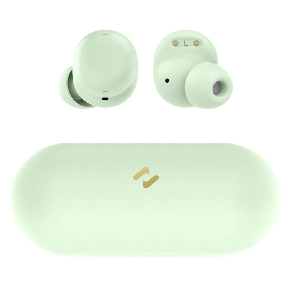 TWS безжична слушалка, Bluetooth 5.4, Type-C, 300mAh - Havit (TW969 Lite) - зелена