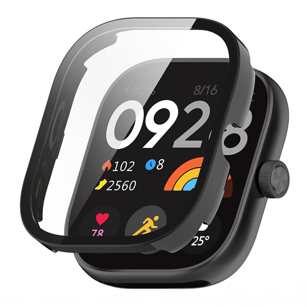 Калъф за Xiaomi Redmi Watch 4 + Чантичка - Techsuit Defense360 Pro - Черен
