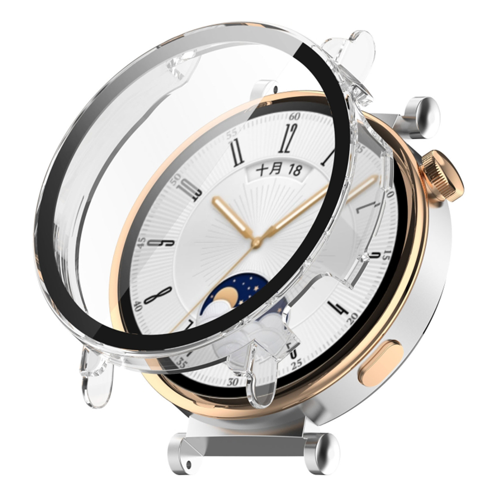 Калъф за Huawei Watch GT 4 (41 мм) + Капак - Techsuit Defense360 Pro - Прозрачен