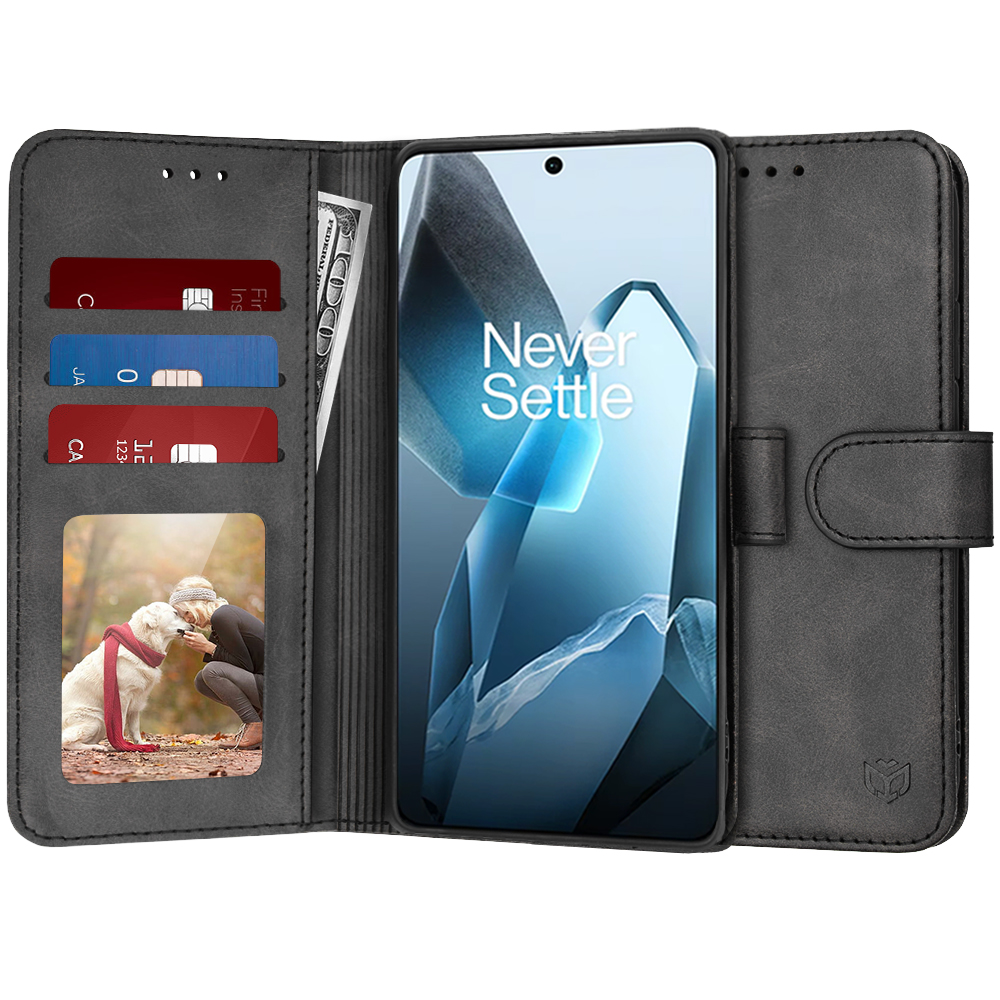 Калъф за OnePlus 13 - Techsuit Diary Book - Черен
