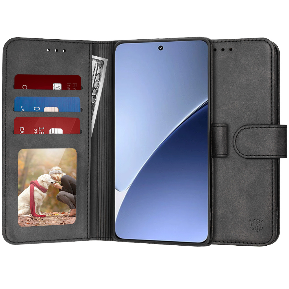 Калъф за Xiaomi 15 Pro - Techsuit Diary Book - Черен