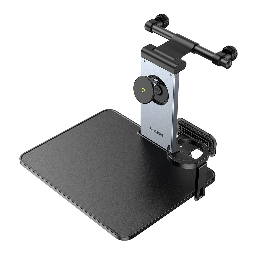 Стойка за слушалки за телефон за кола, въртене на 360° - Baseus MagPro II (C40272901121-00) - Cosmic Черен