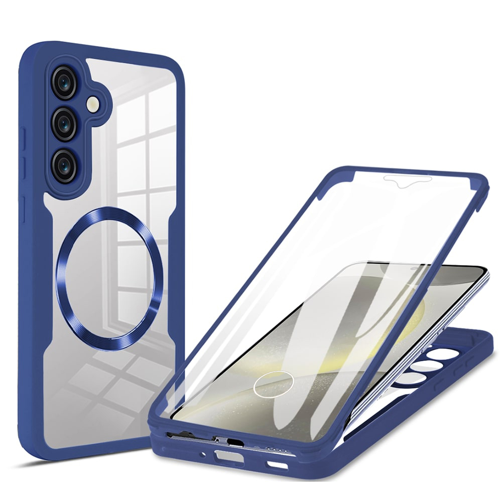 Калъф за Samsung Galaxy S24 Plus + капак - Techsuit ColorVerse 360 MagSafe MagSafe Series - Син