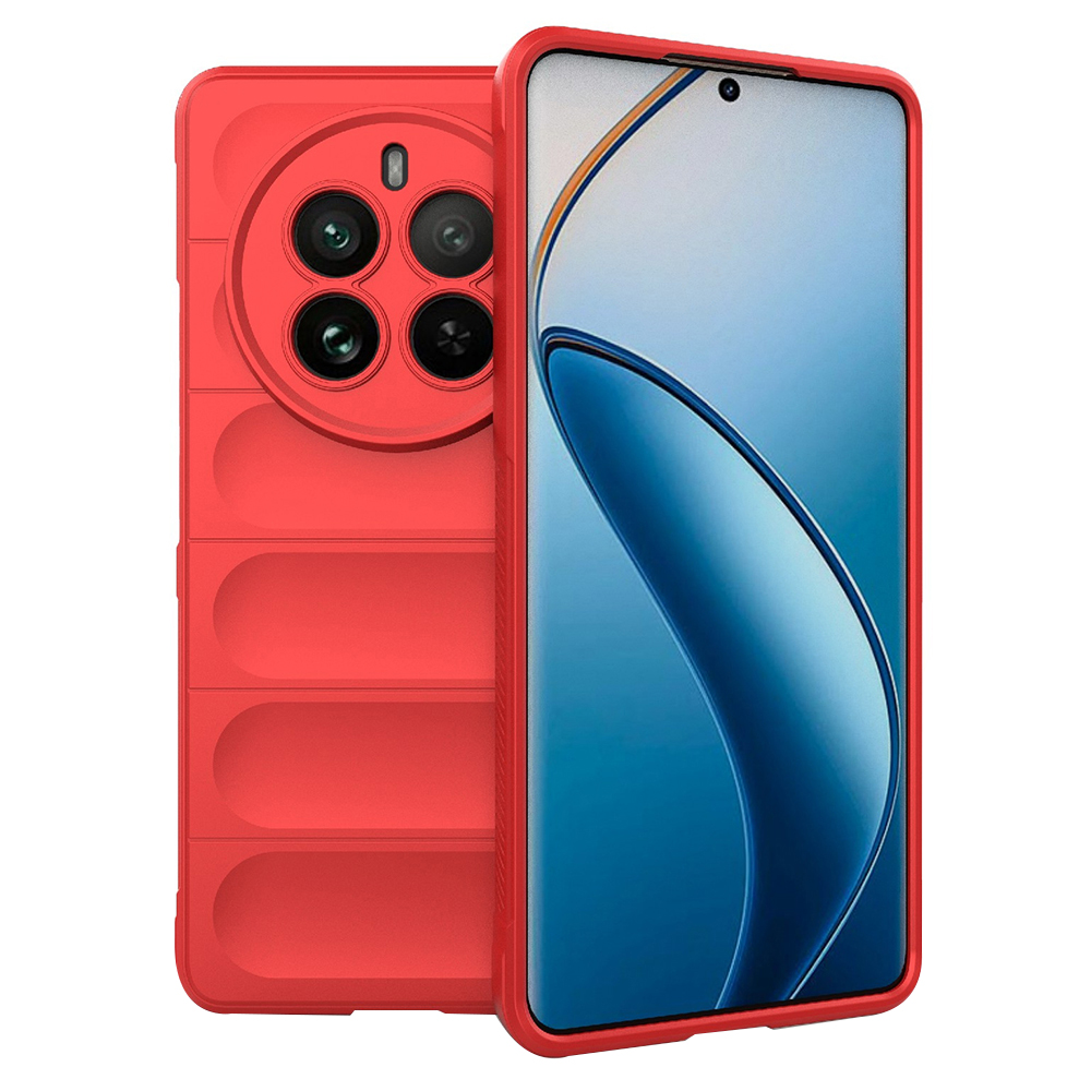 Калъф за Realme 12 Pro / 12 Pro+ - Techsuit Magic Shield - Червен