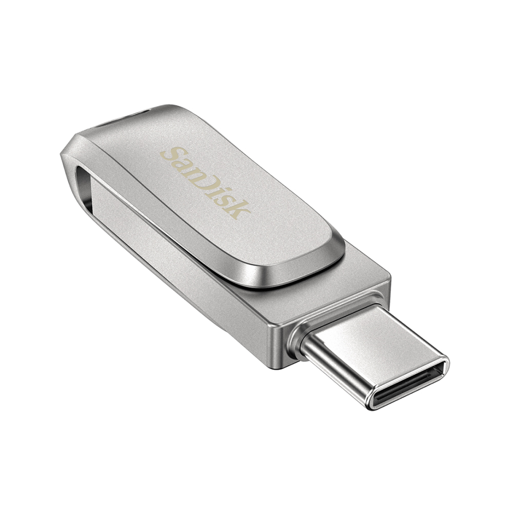 Memory Stick 128GB, USB 3.2, Type-C - SanDisk (SDDDC4-128G-G46) - Сив