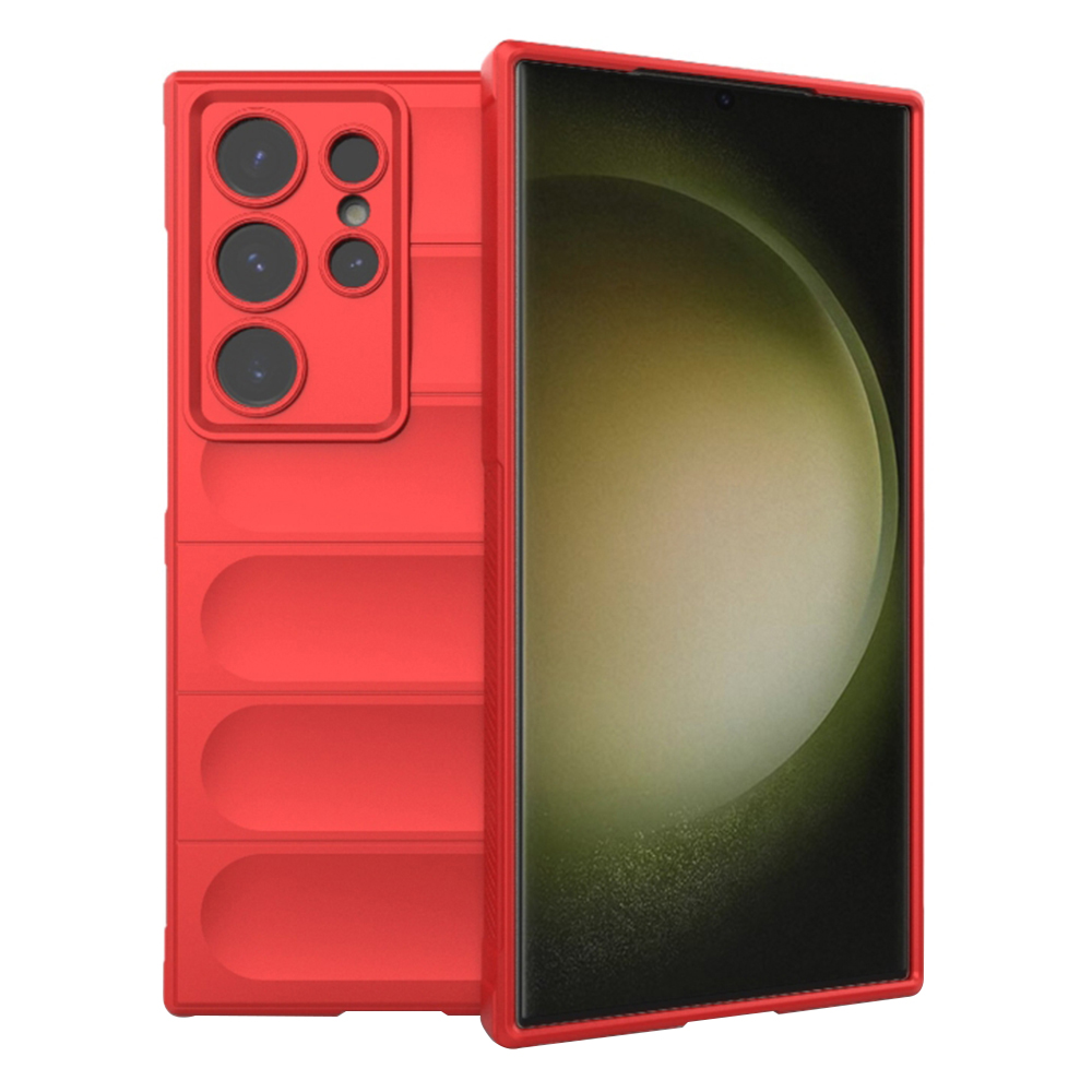 Калъф за Samsung Galaxy S23 Ultra - Techsuit Magic Shield - Червен