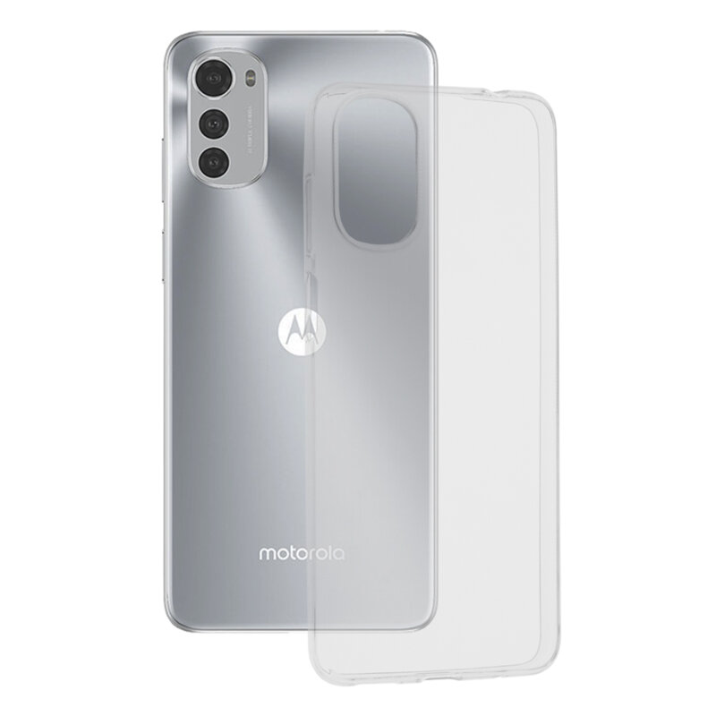 Калъф за Motorola Moto E32 / E32s - Techsuit Прозрачен Silicone - Прозрачен